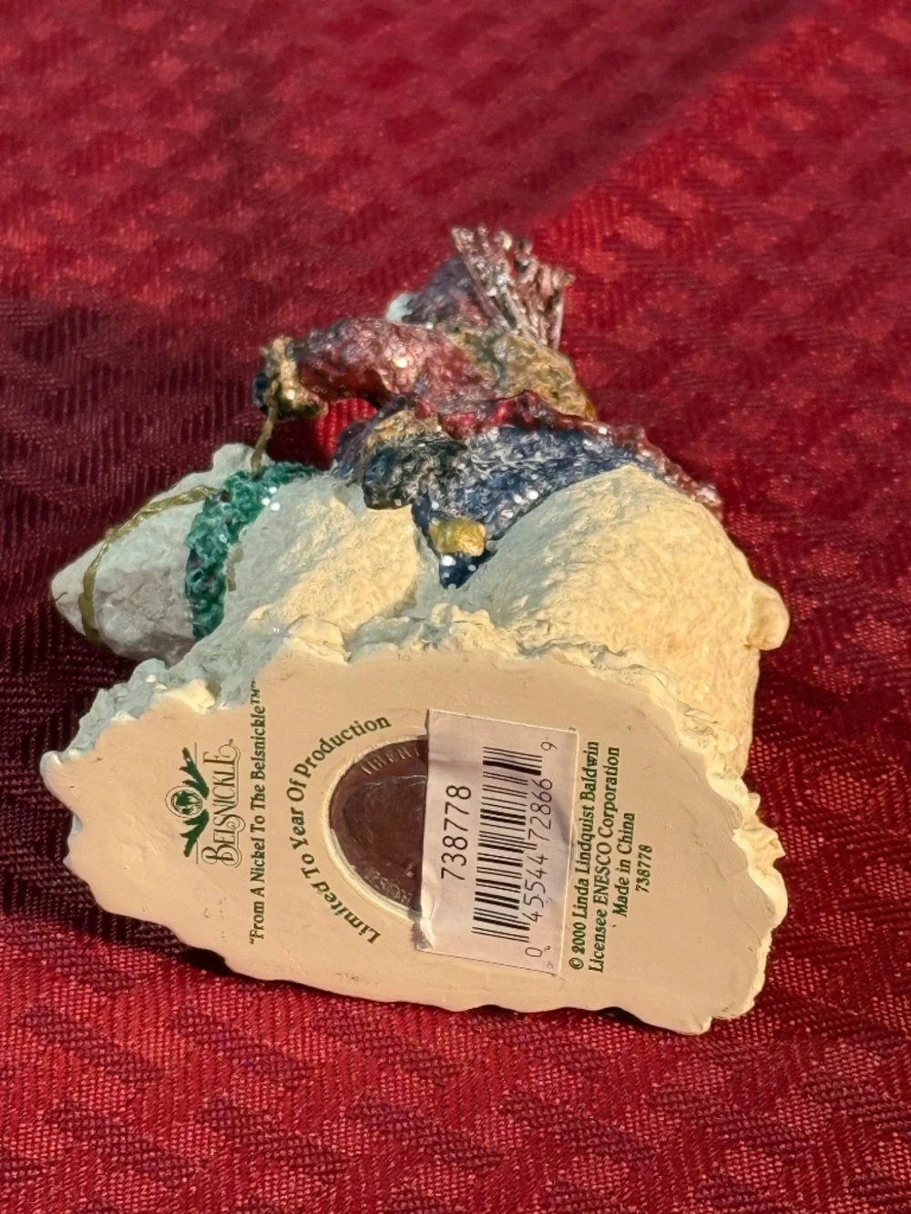 Belsnickle 2000 Linda Lindquist Baldwin Ltd Ed Santa riding a Polar Bear